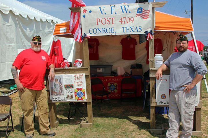 The Montgomery County Fair and Rodeo has started, the Post has a booth setup close to the South Gate.