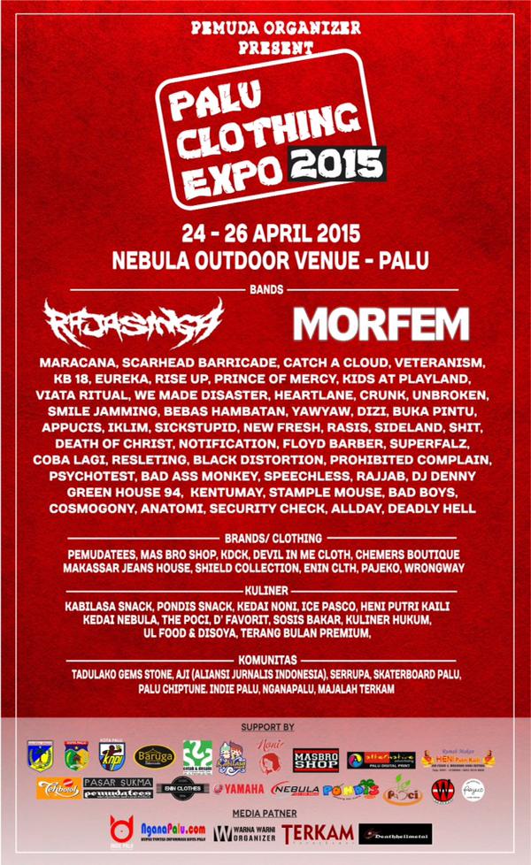 Dari Clothing Hingga Kuliner Siap Hadir di PALU CLOTHING EXPO 2015. Baca disini: goo.gl/Lw2LC4