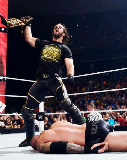 RecklessWWE420's tweet image. Seth Rollins and Randy Orton
