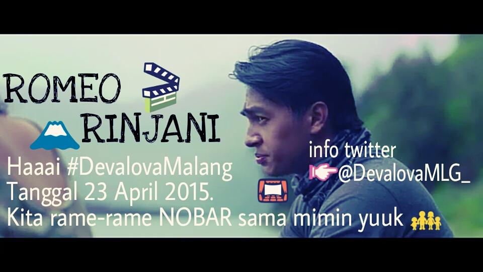 DevalovaMLG's tweet photo. Selamat menunaikan ibadah shalat subuh buat yg muslim π H-3 #RomeoRinjaniMovie http://t.co/AhdnXEz3Ru