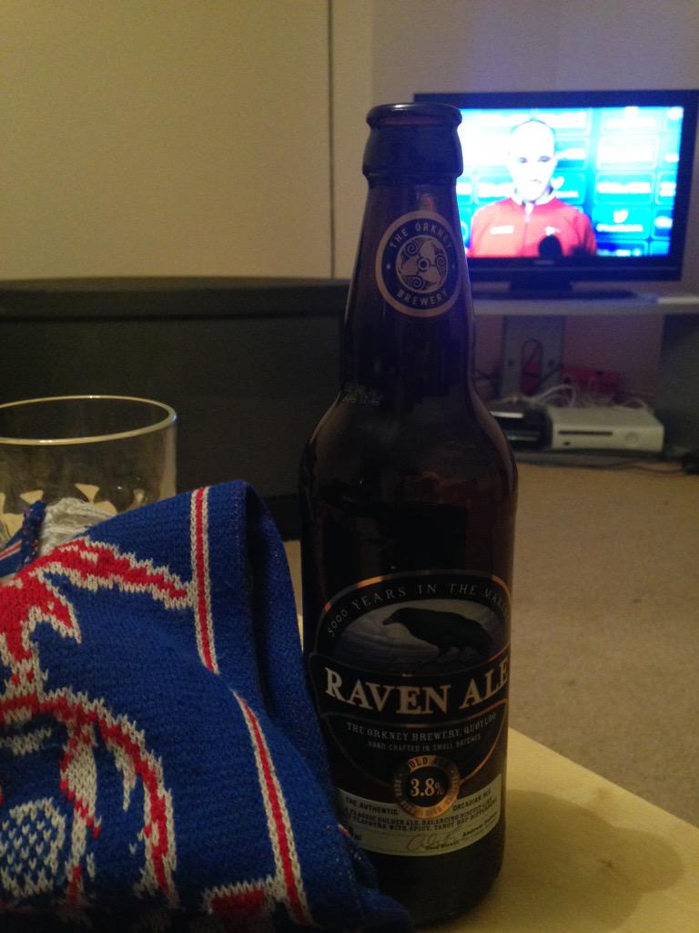 neiljcraig's tweet photo. Appropriate way to celebrate the best day of my life! @Orkneybrewery #ravenale @davidraven131 @ICTFC #scottishcup http://t.co/cvJvLRdp0c