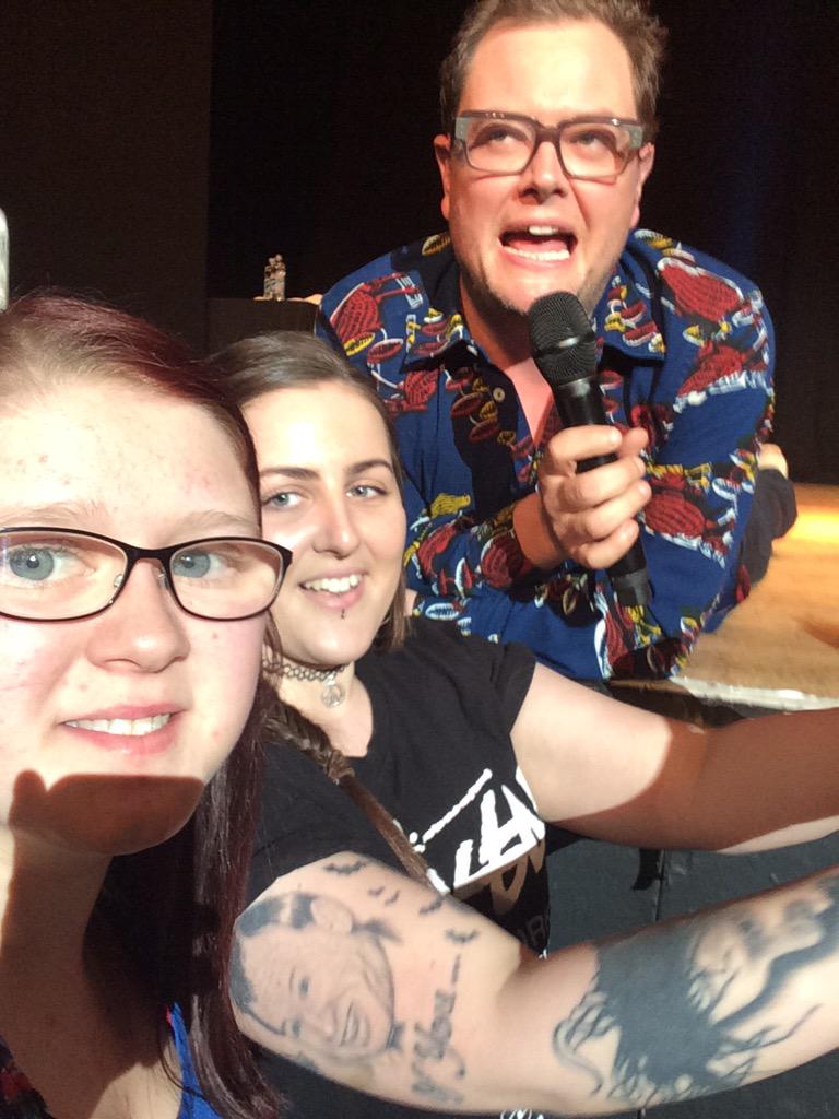 Kayleigh1811's tweet photo. Few more from #YapYapYap @chattyman @AlanCarr #whatanight #sidesache #cantstopsmiling #dreamcometrue #heyAlanCarr๐๐ผโค๏ธ http://t.co/nriqOpNrvp