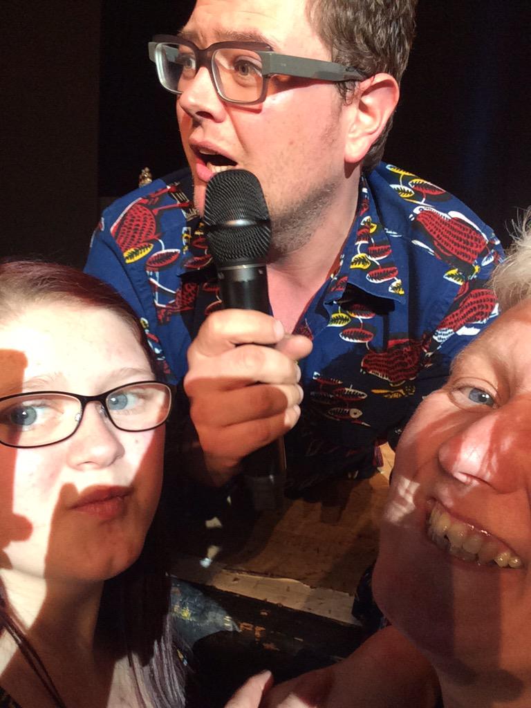Kayleigh1811's tweet photo. Few more from #YapYapYap @chattyman @AlanCarr #whatanight #sidesache #cantstopsmiling #dreamcometrue #heyAlanCarr๐๐ผโค๏ธ http://t.co/nriqOpNrvp