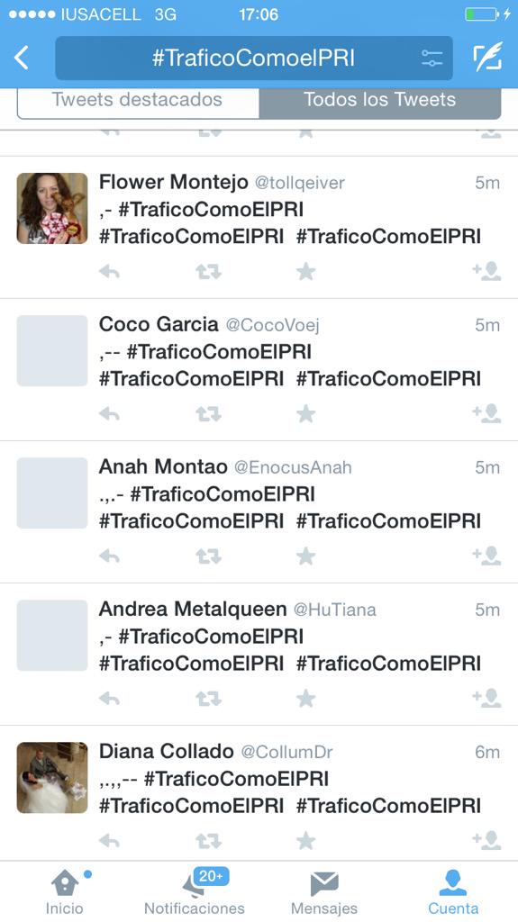 AccionNacional's tweet photo. Al @PRI_Nacional (PRIbots) no le gusta la libertad de expresión. Seguiremos denunciando corrupción #TraficoComoelPRI http://t.co/4pao92t7pO