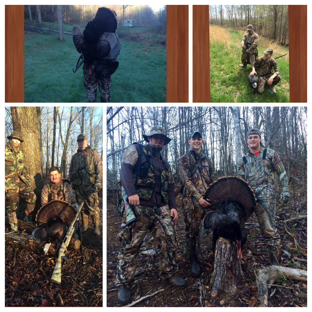 WVdeerHunters's tweet photo. Doubled Down in KY opener!! 9 1/2 and 9 3/4 inch beards, along with 1 1/2 inch spurs. @AverageHunter http://t.co/QLTWlEkqZA