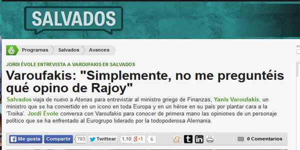 subversivos_'s tweet photo. #ProfesorVaroufakis Aquí hay un 30% que no piensan como tu y joden a los trabajadores honrados
http://t.co/XC7BOgz1T2 http://t.co/DlcBYJeNqa
