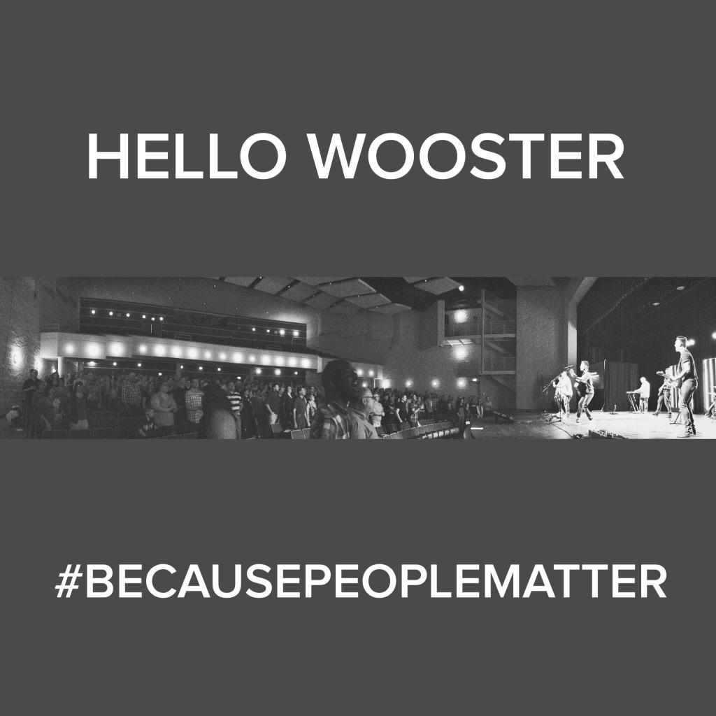 NewPointeChurch's tweet photo. Packed house tonight! Hello #Wooster #becausepeoplematter #10by20 #onechurchmultielocations http://t.co/Mk5lY4zXAC