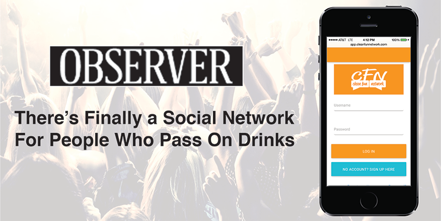 cleanfunnetwork's tweet photo. There's Finally a Social Network For People Who Pass on Drinks http://t.co/GVaDS4Ij93  #soberliving #soberdating http://t.co/fSlIN971DI