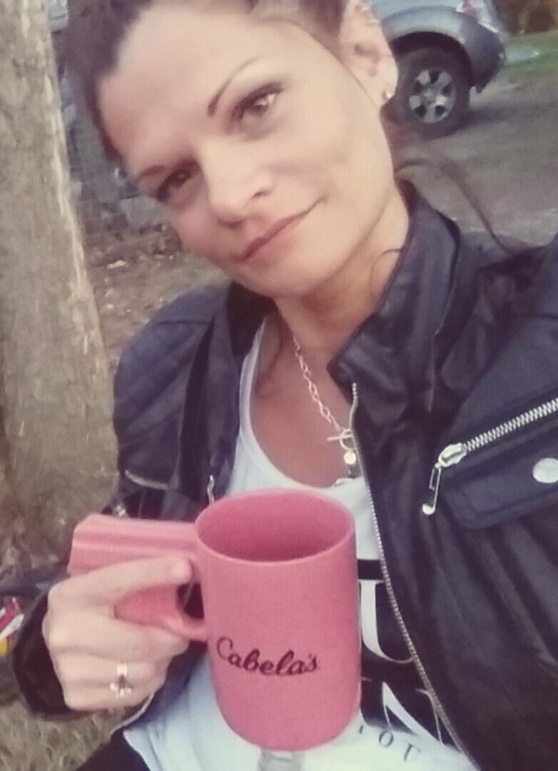 Smock36K's tweet photo. Love my New Coffee Mug ♡.... keeping my finger off the trigger ;) http://t.co/un5fFaImFn