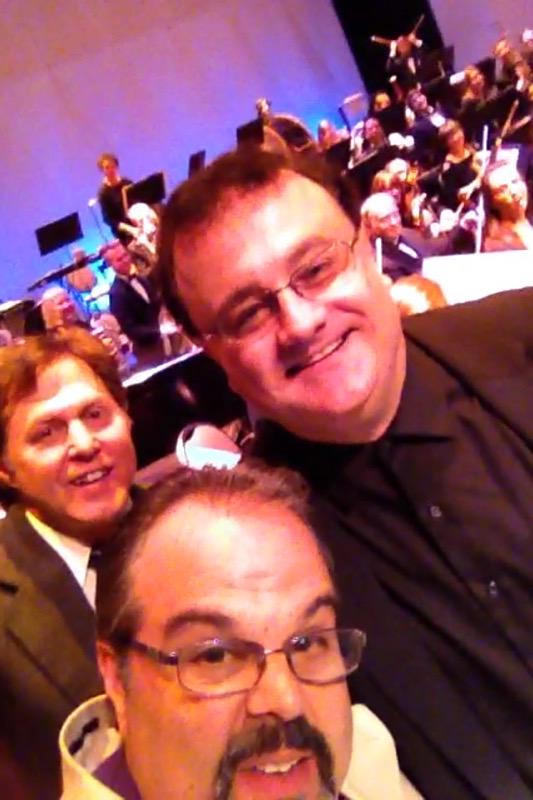 excogito's tweet photo. Sort of trending...@PeoSymphOrch #SelfieSunday w @BattonGB  @GStelluto and Dan DiOrio Matinee at the Movies concert. http://t.co/uxqlhlAtpK