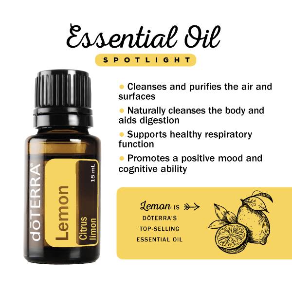 doterra's tweet image. Lemon #essentialoil is known as a powerful aromatic, topical, and internal cleanser. How do you use lemon? #doterra
