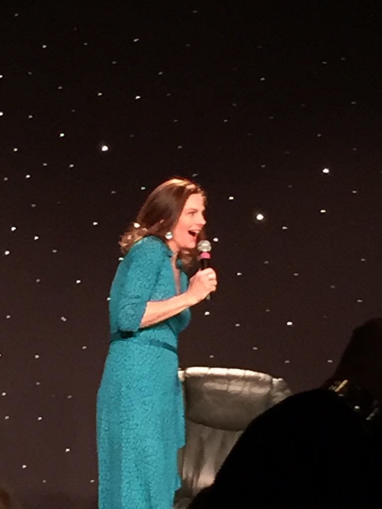 Leydhawk's tweet photo. Blunt, funny, and an upstanding person, it was great to have the beautiful Terry Ferrell at #Starfest2015!! http://t.co/PsMlGSYOzu