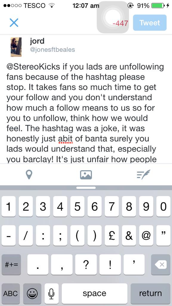jonesftbeales's tweet photo. @StereoKicks http://t.co/YUrMRTNKEZ