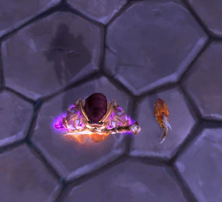 PallyAllori's tweet photo. Fish out of water? Not a problem for this fish apparently #nobubble #swimmingaround #wowselfie #warcraft http://t.co/Bu5qRteql1