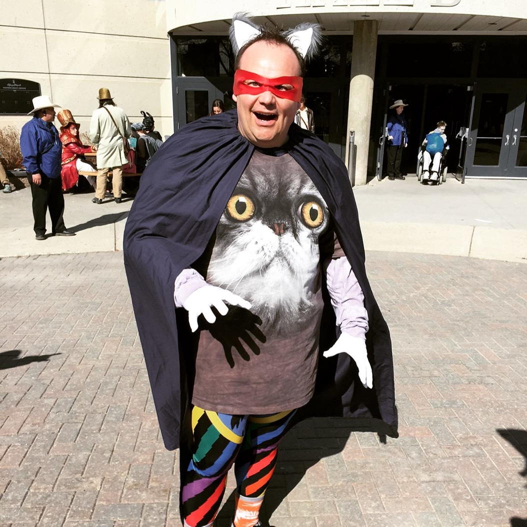 Comic con time again, super cat returns!!! Had fun