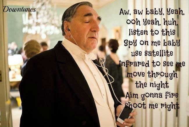 Downtunes1's tweet photo. For my dear velvet voiced friend. Enjoy. #CharlesCarson #DowntonAbbey #JimCarter #SexBomb #TomJones http://t.co/vw51T7euVe
