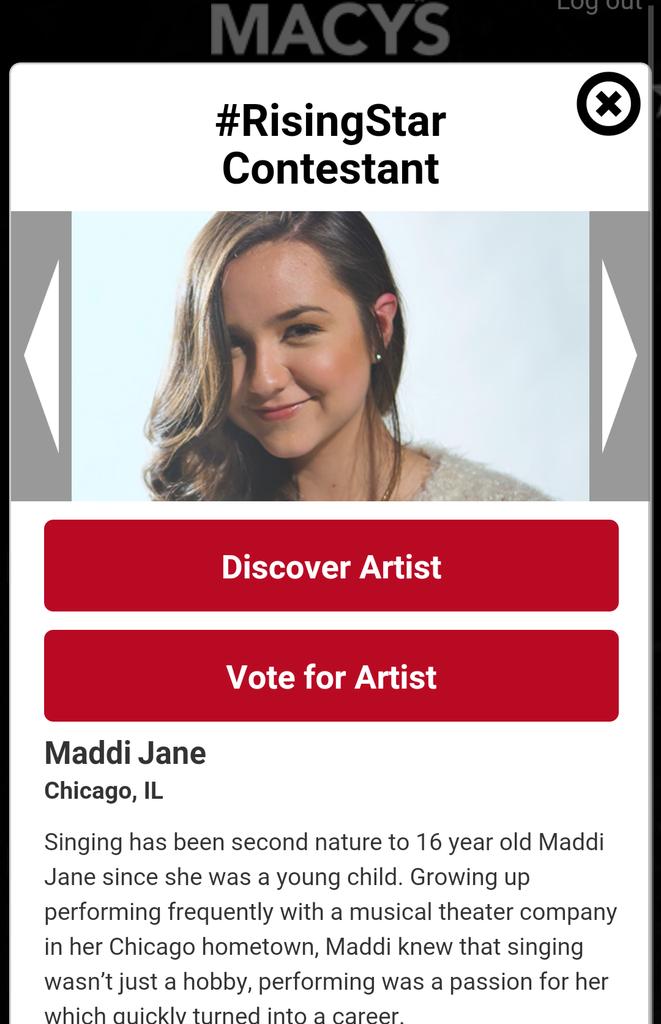 TurkishMaddian's tweet photo. @maddijanemusic I voted 💖 http://t.co/sWISbMAgU8