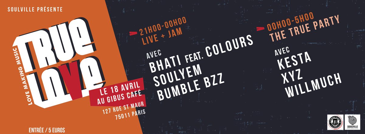 Soul_ville's tweet photo. Ola Soulpip's! La bonne musique au programme le samedi 18 Avril avec #TrueLove @GibusCafe https://t.co/04LGhcKFTa http://t.co/6353pfzLWJ