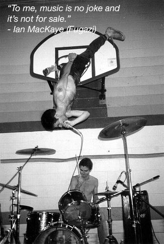 EarprintApp's tweet photo. Challenge the establishment. Listen to #Fugazi using @EarprintApp #earprint #ianmckaye #fugazi #punk http://t.co/kmIWnjb8Ts