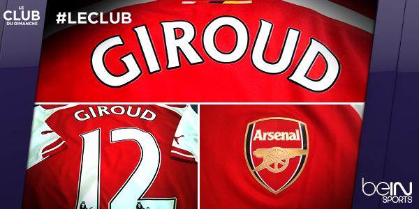 beinsports_FR's tweet image. RT ce message et tentez de gagner ce maillot dédicacé par Olivier Giroud / Follow @beinsports_FR pour jouer #LECLUB