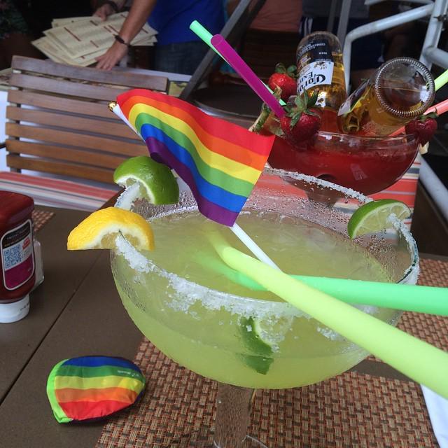 thejohnmurdock's tweet photo. My margarita is full of pride #sobepride https://t.co/qclbD4nNDW http://t.co/WX3hpKmoT7