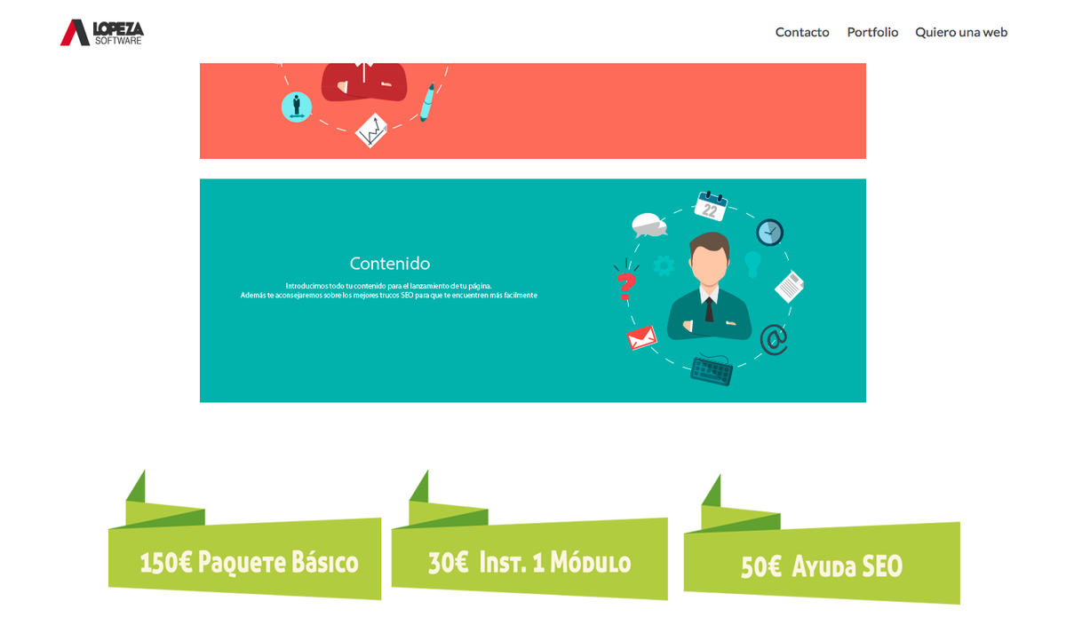 LopezaSoftware's tweet photo. Página web por 150€
Nos encargamos de todo. Más detalles en http://t.co/MqwYc6Hor6 http://t.co/CJX7hPcp1d