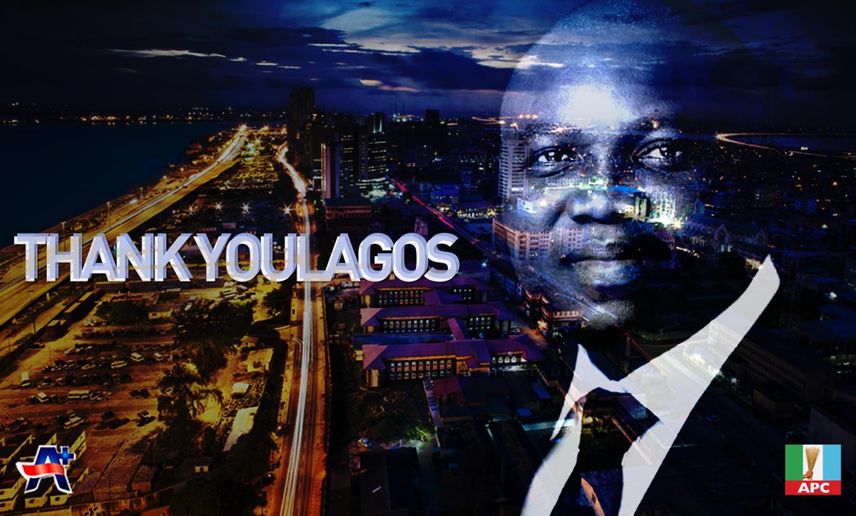 support4ambode's tweet photo. Thank you Lagos, you made this possible. #LagosDecides #NextLevelLagos http://t.co/0Y6xjiW8fZ