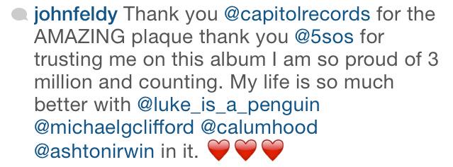 5SOSMexico's tweet image. John en IG hace unas horas!