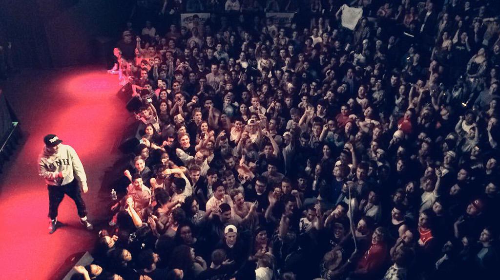 cprudhon's tweet photo. You guys were hype as shit last night. Last tweet for the day. About to zZzZzZz. #Logic301 #LogicIsPower @power1069 http://t.co/4roBNQCGhr
