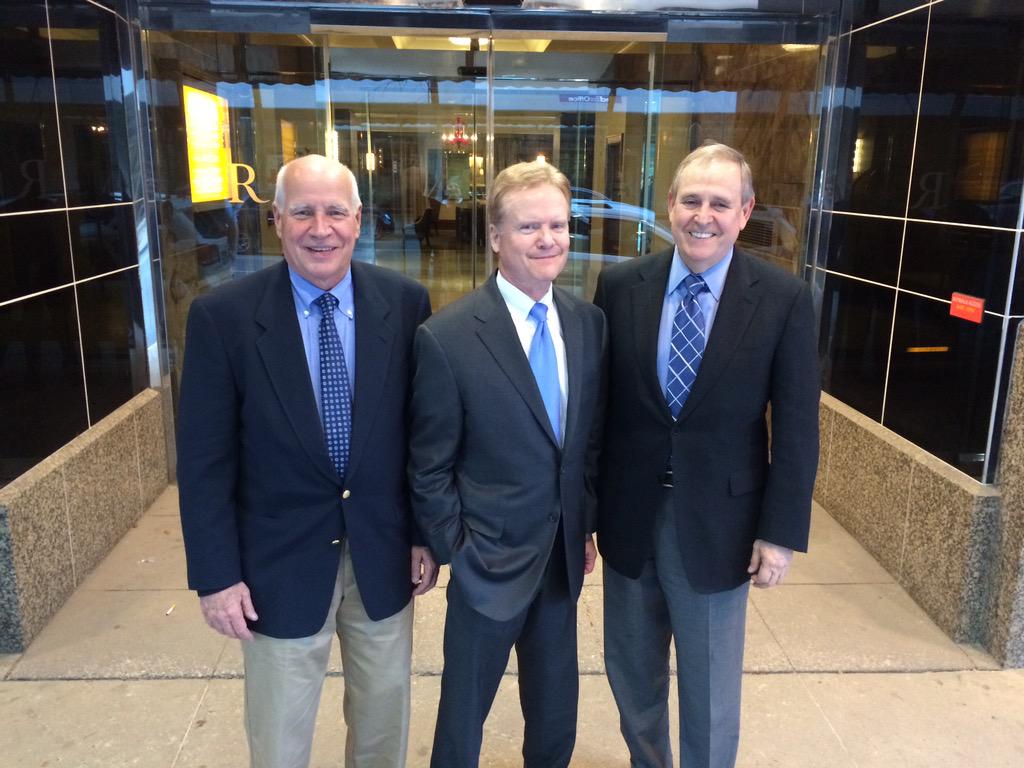 MudcatSaunders's tweet photo. First time I've ever worn a tie on the campaign trail! Hong wanted us in ties. Hong, it hurts, but I did it for you! http://t.co/WEEq9zynoy