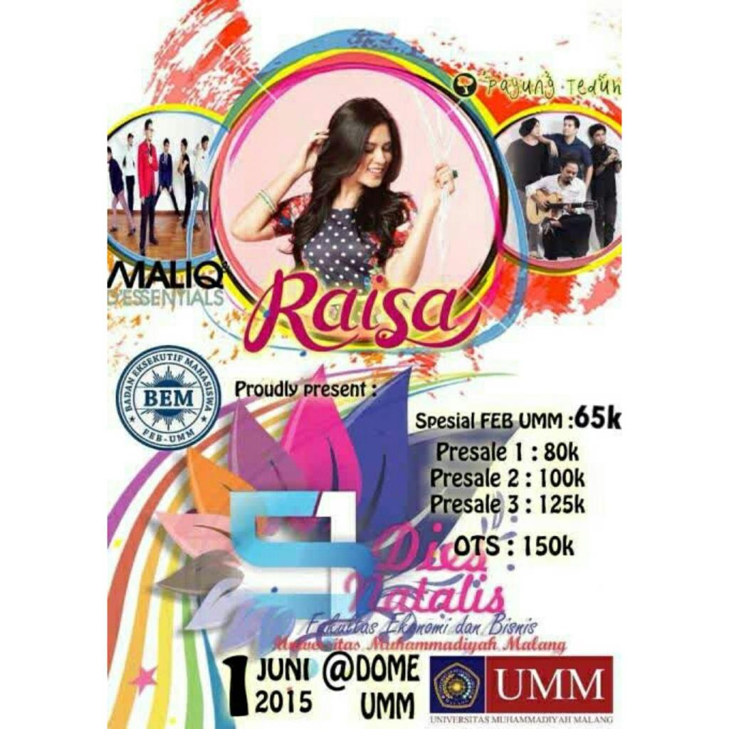 don't forget watching her perfomance
 <a href="/raisa6690/">Raisa Andriana</a> <a href="/payungteduh/">payungteduh</a> <a href="/MaliqMusic/">MALIQ & D'ESSENTIALS</a> tag to@mahasiswamlg  x.com/bem_febumm/sta…