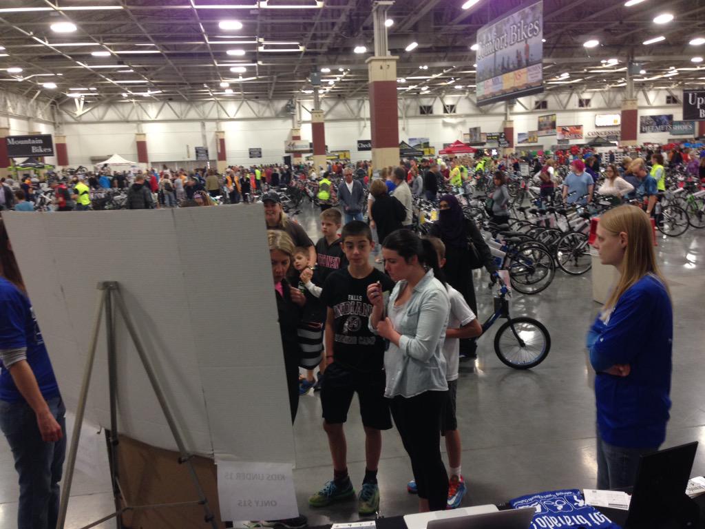 gotbravado's tweet photo. Last day of @WheelSprocket Bike Expo, stop by and sign up, and we'll take off $10 off your registration! http://t.co/aEhMHQjWmk