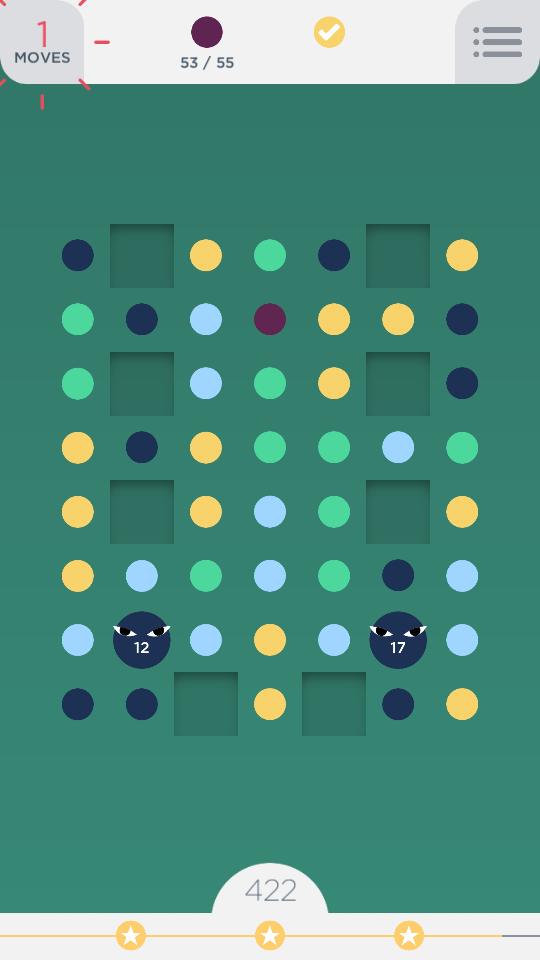 Mrs_Drizzt's tweet photo. Gaze upon the cunning of #level249 and weep. 😭 It'll never let you win! #twodots http://t.co/ZhumcteO3q