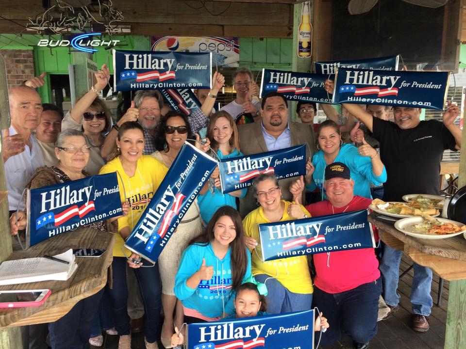 kristianfortx's tweet photo. We're #ReadyForHillary! #GameOnTexas @BGTX_CC http://t.co/hB9mmzfASI