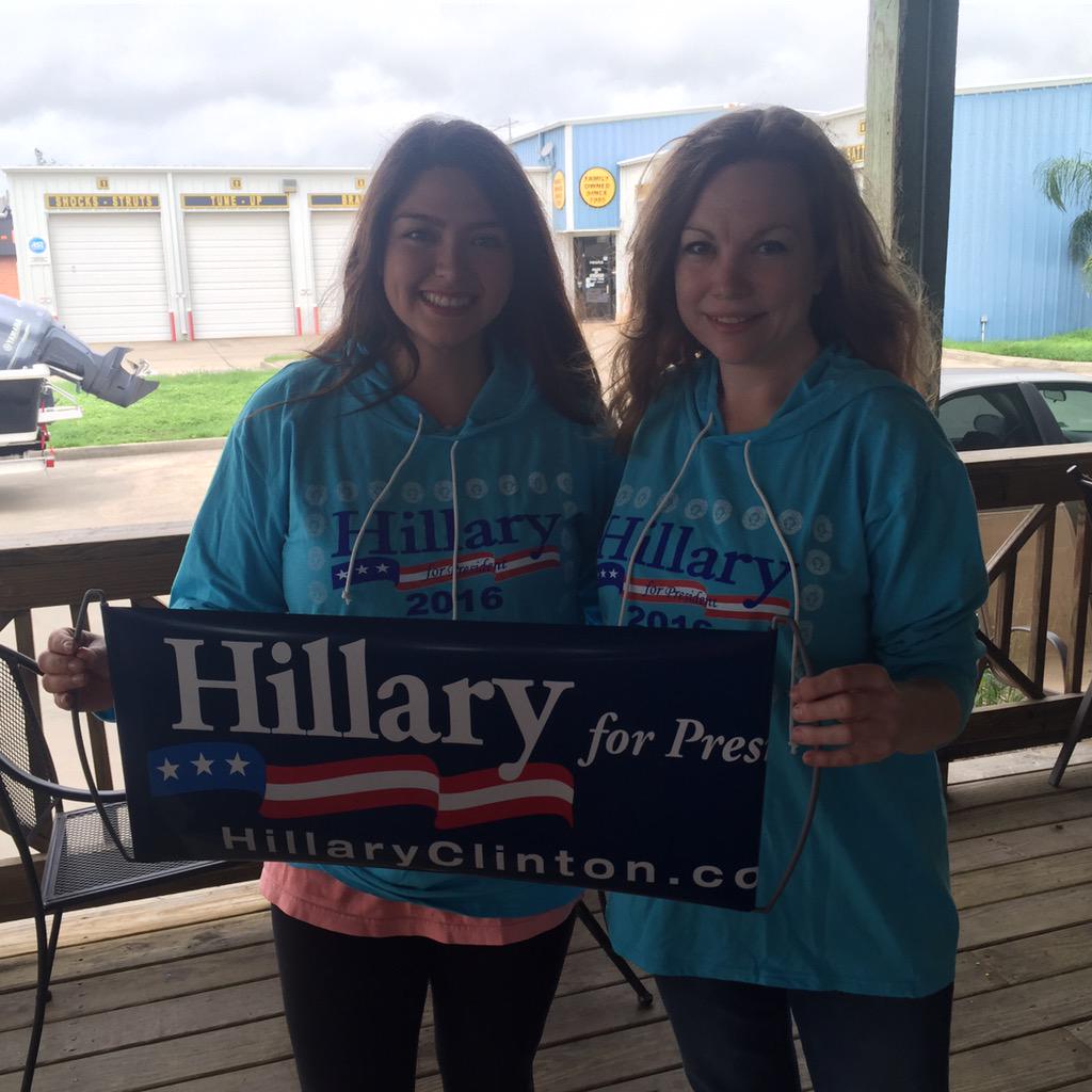 kristianfortx's tweet photo. We're #ReadyForHillary! #GameOnTexas @BGTX_CC http://t.co/hB9mmzfASI