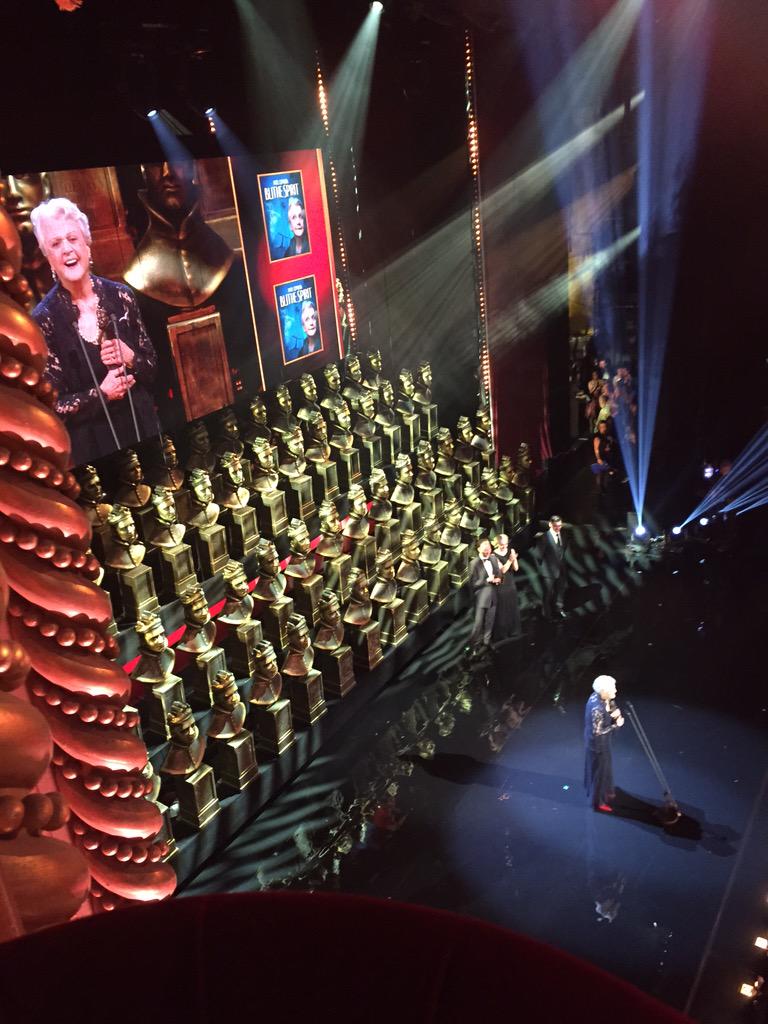 Update: Congratulations to Dame Angela Lansbury on her first Olivier Award!