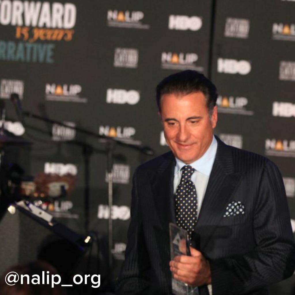 Happy Birthday to NALIP 2014 Lifetime Achievement Award Recipient Andy Garcia!  