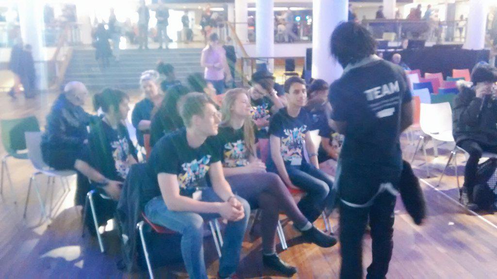 alexwilliams129's tweet photo. This brilliant bunch have just made the fantastic #StriveFest @southbankcentre absolutely honoured to work with them! http://t.co/SYcONKyMGH