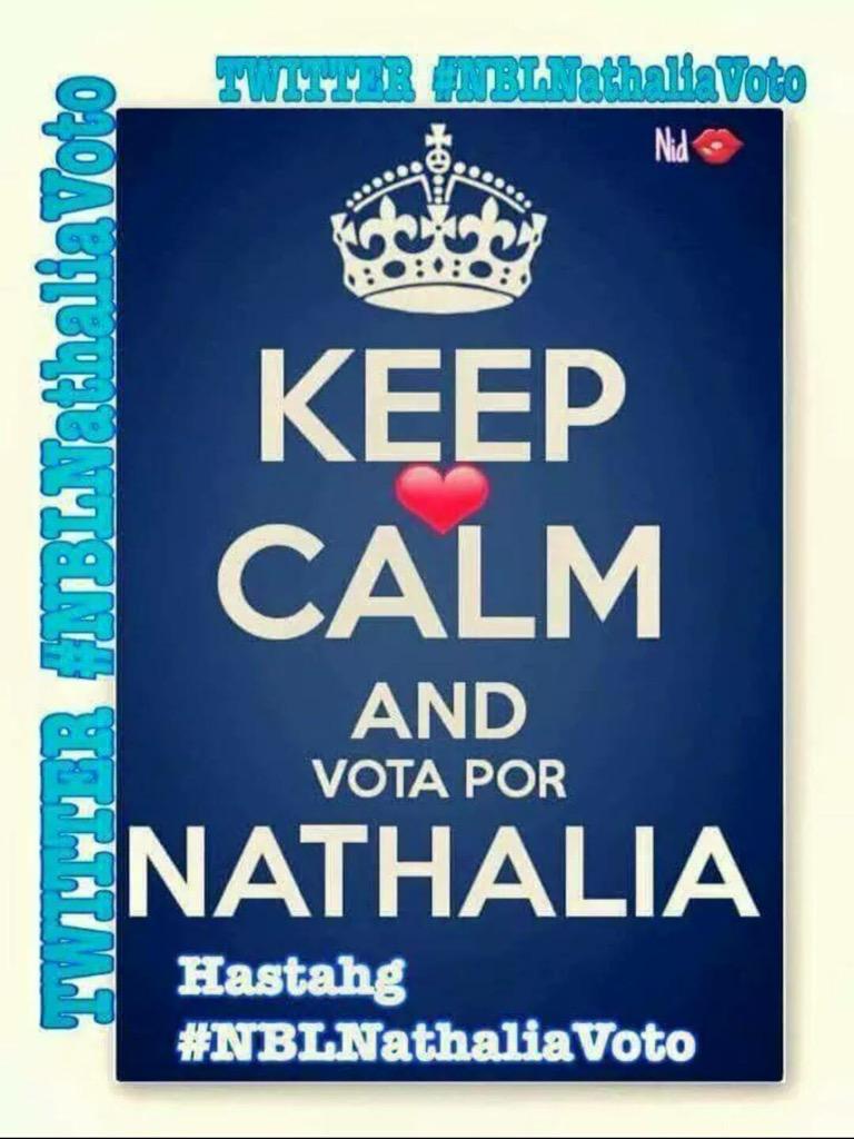 vickygomez35's tweet photo. #NBLNathaliaVOTO http://t.co/6Pr5t0qK9s
