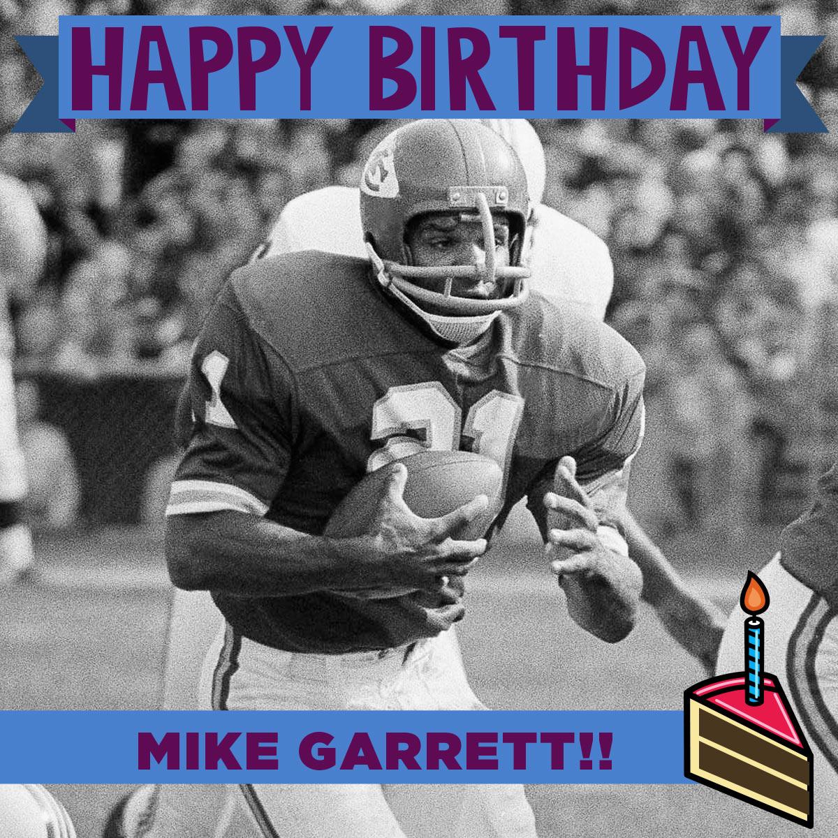 Happy Birthday to champion Mike Garrett!  