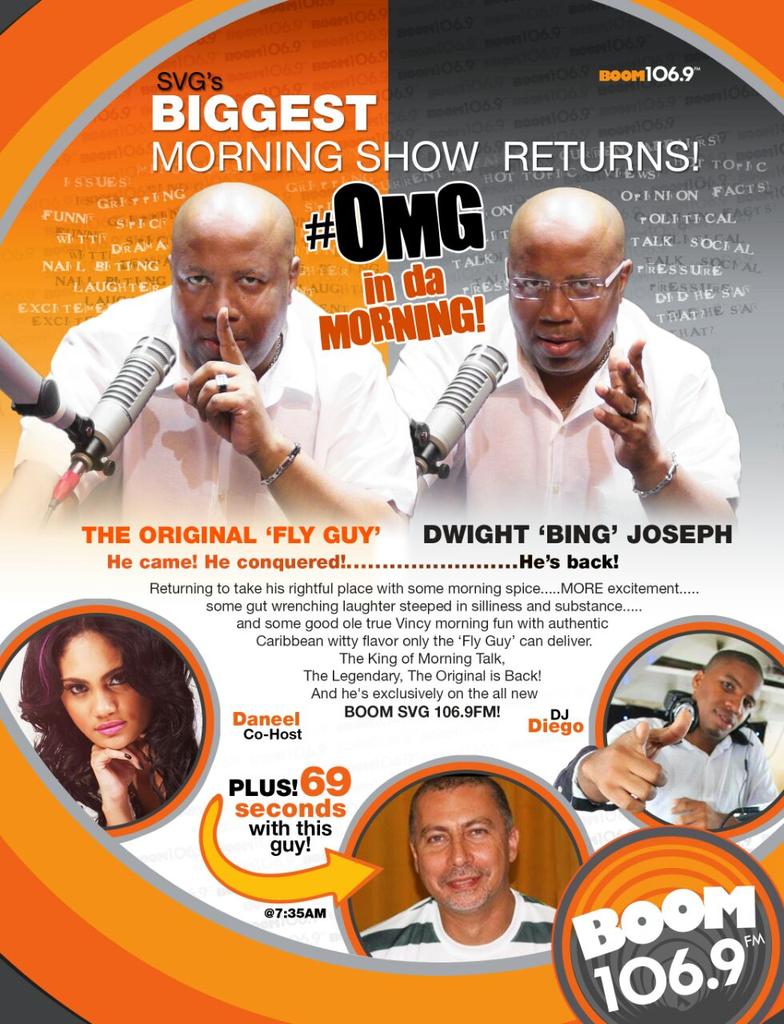IKoncepts's tweet photo. The Fly guy (King of Morning Radio) is back on radio @boomsvg1069  from tomorrow morning 6-10. #OMGinthemorning. http://t.co/UFml9NV1SJ