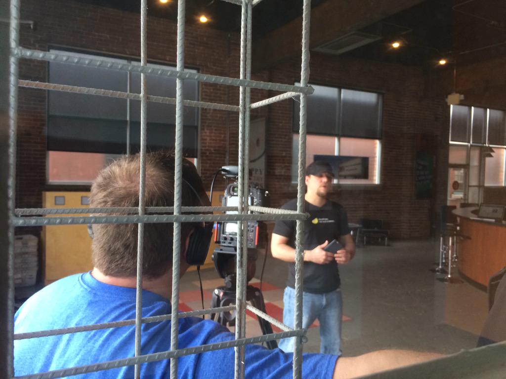ingenology's tweet photo. It's time to start shooting our #SpaceApps Challenge videos. http://t.co/atsuJKRXKT