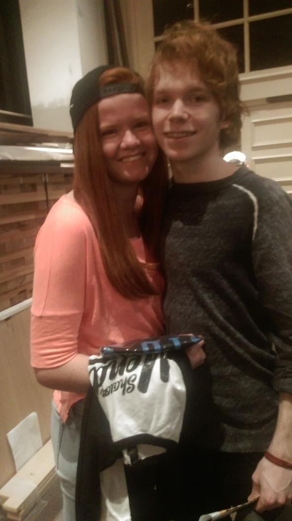 deviousshawn's tweet photo. So this happened last night 😁 It was so nice meeting you! Oh! & welcome to the #CMSsquad 😏 @chasegoehring http://t.co/ck91UHnuOM