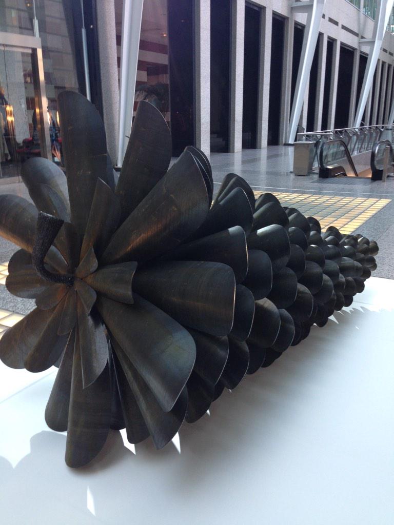 francbellisario's tweet photo. #Colonization #pinecones by #floydelzinga for Earth Month @BrookfieldPLTO http://t.co/vpsYmc1vVc