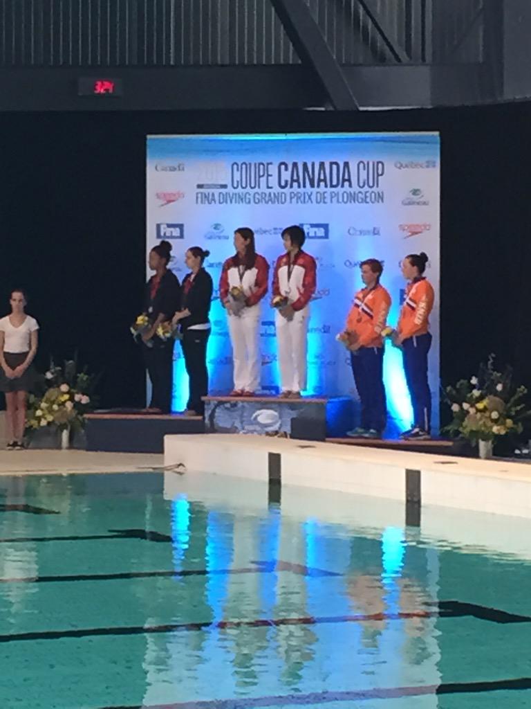 Day 4: synchro media ceremonies // Jour 4: Remise des medailles synchro