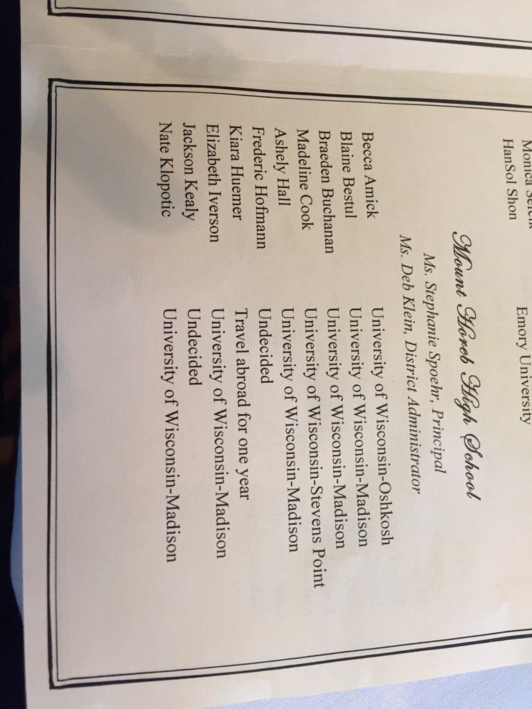 Top Scholar Banquet