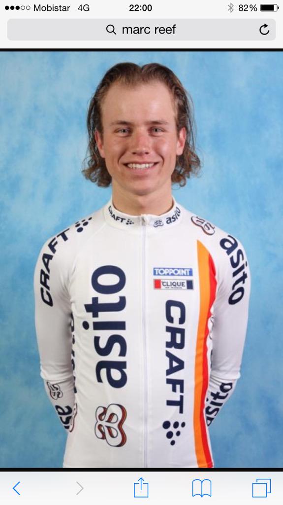BertDeBacker's tweet photo. Is there a DS who won 2 monuments with just 29 years? #MarcReef #MilanoSanRemo #ParijsRoubaix @GiantAlpecin http://t.co/IBUwPwtPxr