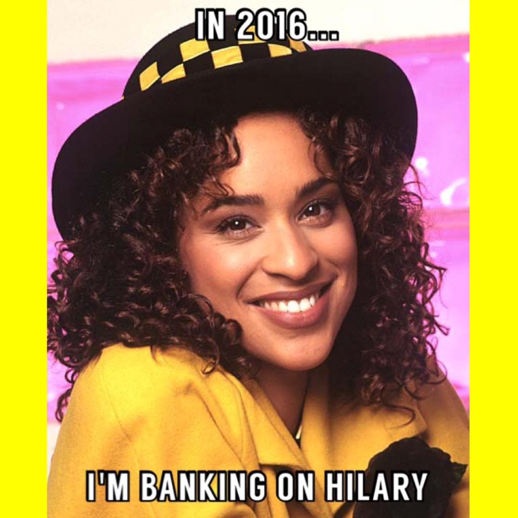 Lamentertainer's tweet photo. #HilaryBanks #Hilary2016 #Hillary2016 #HillaryClinton #HillarysBigAnnouncement #freshprince #ReadyForHillary http://t.co/wzrL3uCDHe