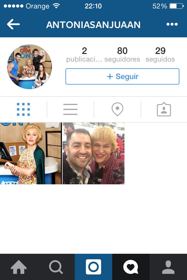 AntniaSanJuanCF's tweet photo. Esta cuenta de instagram se hace pasar por @Antoniasanjua . Decía ser un club y publica en su nombre!! Bloquear y RT http://t.co/erXwiOWOEM