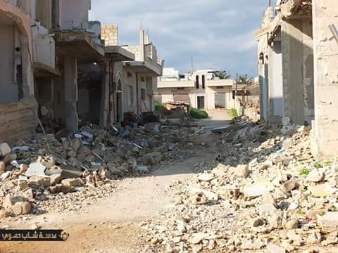 LensyoungHamwi's tweet photo. #ريف_حماة الشمالي
آثار الدمار في مدينة #كفرزيتا.

Northern #Suburbs_of_Hama
The destruction in #KafrZieta city. http://t.co/Yc0HoSMhOW